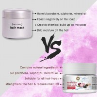 Global Organic India Red Onion Hair Mask with Onion - 100 gm